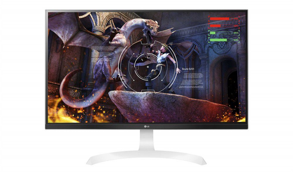Monitor 27  4K 3840x2160 IPS 2xHDMI DP Pivot LG 27UD69P-W Magasság állítható fotó, illusztráció : 27UD69P-W.AEU