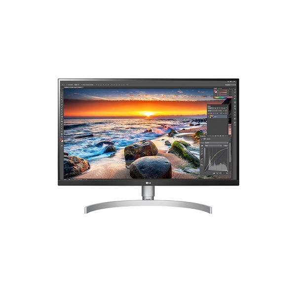 Monitor 27  4K IPS HDMI DisplayPort HA Type-C LG 27UK850-W fehér fotó, illusztráció : 27UK850-W.AEU