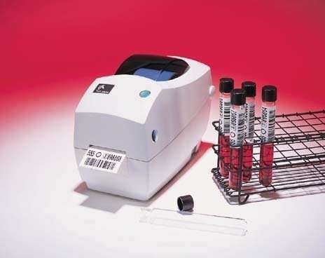 Vonalkód-nyomtató Zebra TLP2824 SERIAL STD termál transzfer címke-nyomtató fotó, illusztráció : 2824-11120-0001