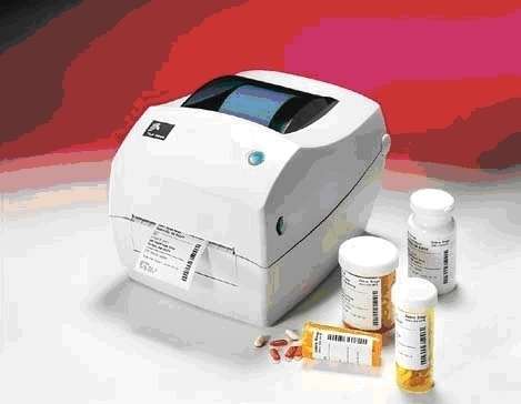 Vonalkód-nyomtató Zebra TLP 2844 USB termál transzfer címke-nyomtató fotó, illusztráció : 2844-10320-0001