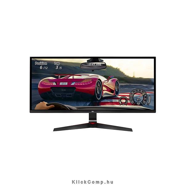 Monitor 29  2560x1080 IPS Gamer HDMIx2 DP USB-C sRBG99%; Speaker LG 29UM69G-B fotó, illusztráció : 29UM69G-B.AEU