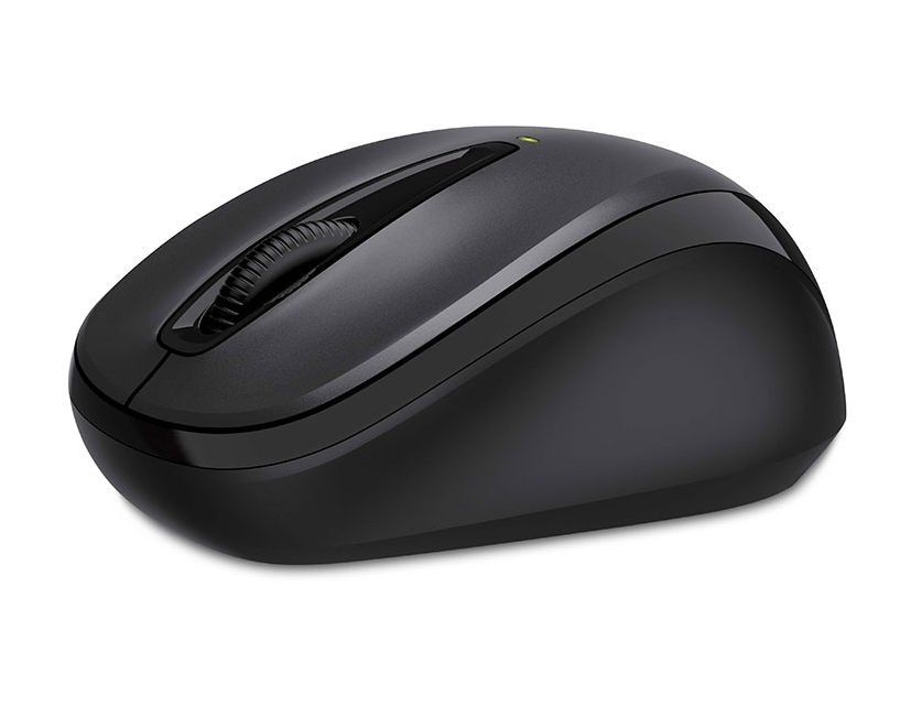 Microsoft Mobile Mouse 3000 vezeték nélküli egér, fekete fotó, illusztráció : 2EF-00003