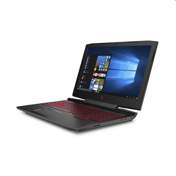 HP Omen 15-CE010NH laptop 15.6  FHD i7-7700HQ 16GB 1TB+256GB SSD GF-1050-TI-4GB fotó, illusztráció : 2GQ14EA