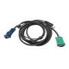 KVM switch Kábel USB VGA 3.0m 2L-5203U Technikai adatok