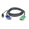 KVM switch Kábel USB VGA 5.0m 2L-5205U Technikai adatok