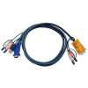 KVM switch Kábel USB VGA 1.2m ATEN 2L-5301U Technikai adatok