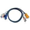 KVM switch Kábel USB VGA 1.8m ATEN 2L-5302U Technikai adatok