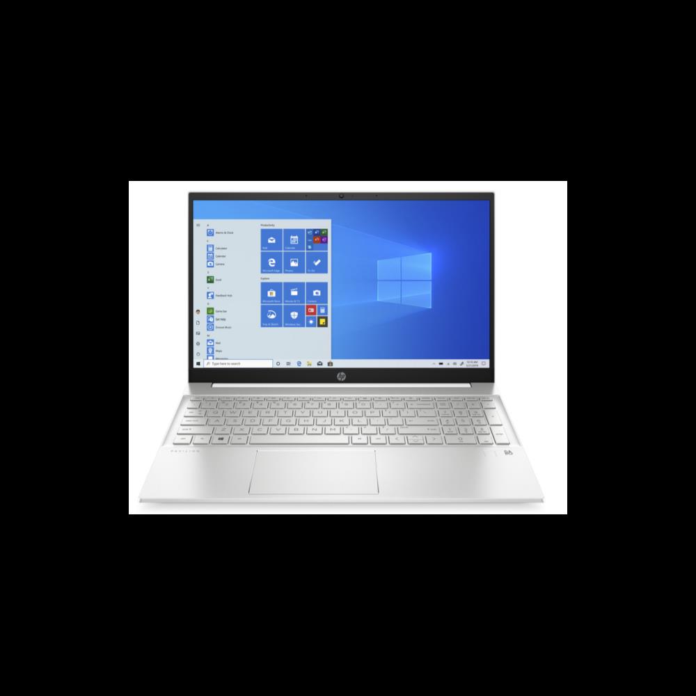 HP Pavilion laptop 15,6  FHD i5-1135G7 8GB 512GB IrisXe W11 fehér HP Pavilionn fotó, illusztráció : 302U8EA