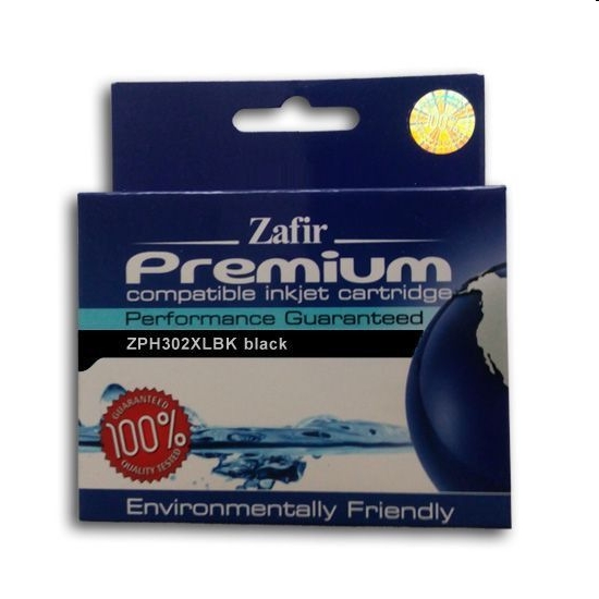 HP No.302XL Fekete patron (F6U68AE) ÚJ UGY. Zafir - Már nem forgalmazott termék fotó, illusztráció : 302XLBk-zafír