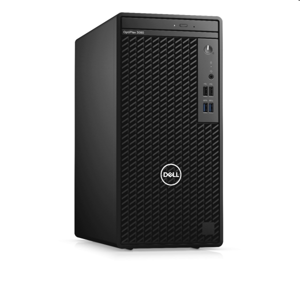 Dell Optiplex 3080MT számítógép i3-10100 8GB 256GB UHD Win10Pro fotó, illusztráció : 3080MT-8