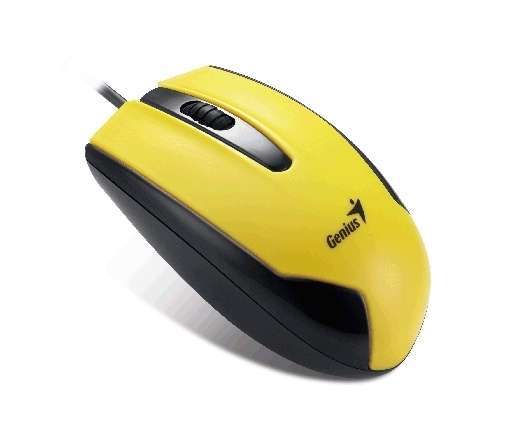 Genius DX 100 USB sárga egér - Már nem forgalmazott termék fotó, illusztráció : 31010009102