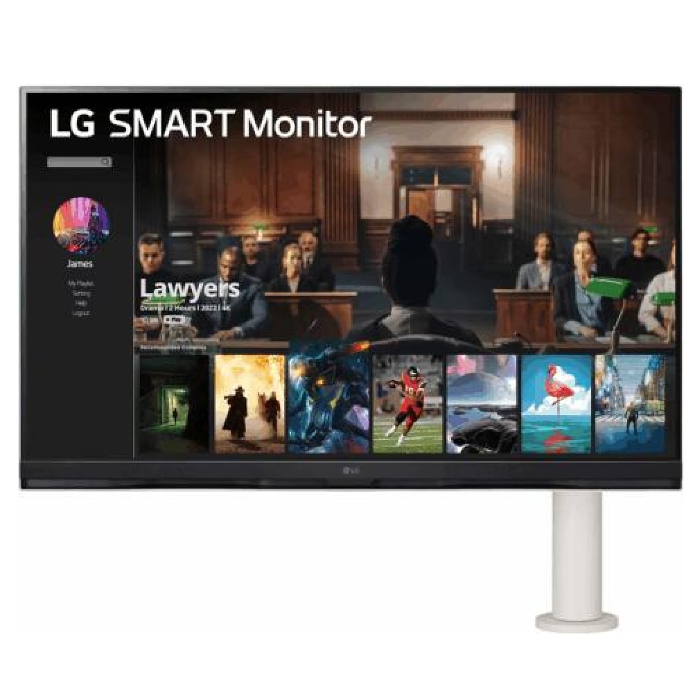 Monitor 31,5  3840x2160 VA HDMI USB USB-C LG 32SQ780S fotó, illusztráció : 32SQ780S-W.AEU