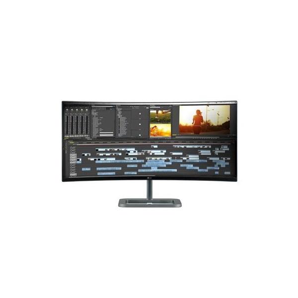 34  Monitor IPS Ívelt forma 21:9 3440x1440 LG fotó, illusztráció : 34UC87M-P
