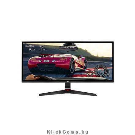 Monitor 34  2560x1080 Gamer IPS HDMIx2 DP USB-C sRBG 99% Speaker LG 34UM69G-B fotó, illusztráció : 34UM69G-B.AEU
