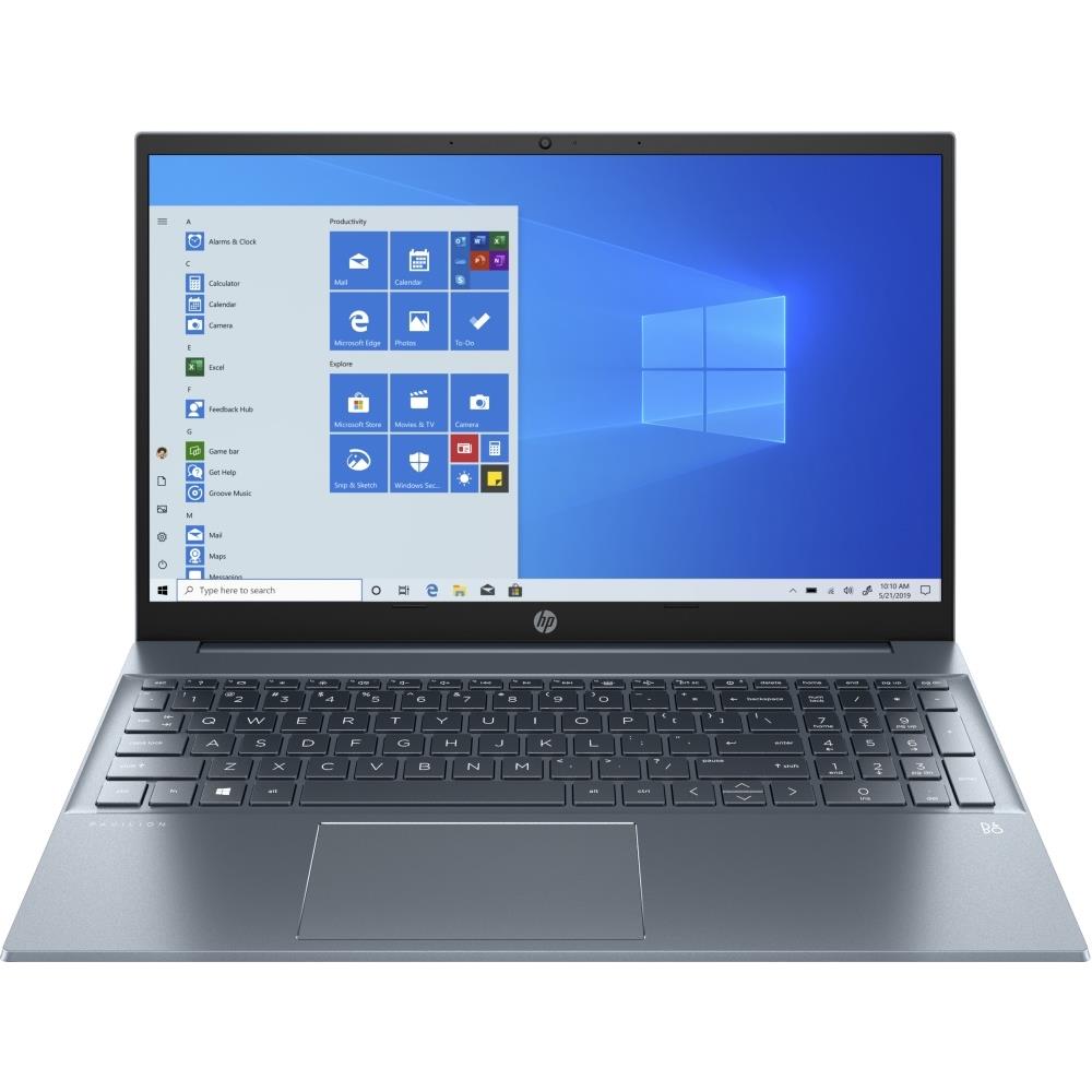 HP Pavilion laptop 15,6  FHD R5-5500U 8GB 512GB Radeon W10 kék HP Pavilion 15-e fotó, illusztráció : 396M5EA