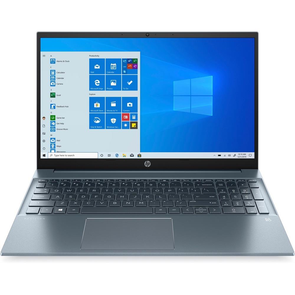 HP Pavilion laptop 15,6  FHD i3-1125G4 8GB 256GB UHD W10 kék HP Pavilion 15-eg0 fotó, illusztráció : 398Q9EA