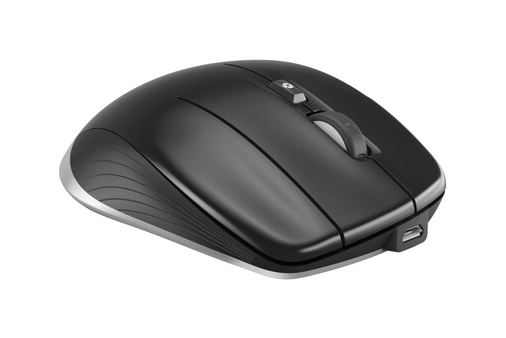 Vezetéknélküli egér 3DConnexion CadMouse fekete fotó, illusztráció : 3DX-700062