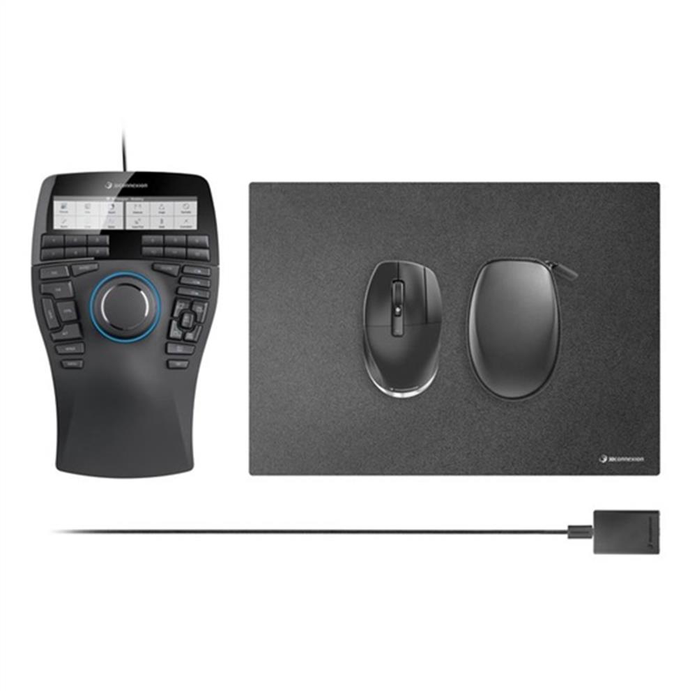 Egér USB 3DConnexion SpaceMouse Enterprise Mouse Kit 2 fekete fotó, illusztráció : 3DX-700083