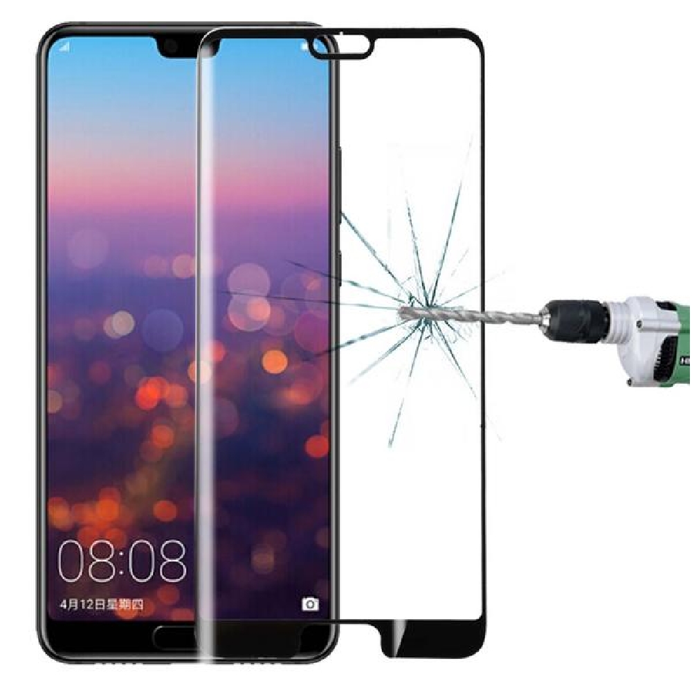 Képernyővédő üveglap 3D teljes előlapos Huawei P20 fotó, illusztráció : 3D-GLASS-P20