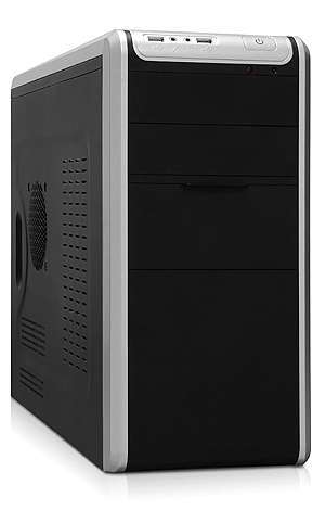 Foxconn 3GTLM-566 mATX ház 400W táppal fotó, illusztráció : 3GTLM566300W