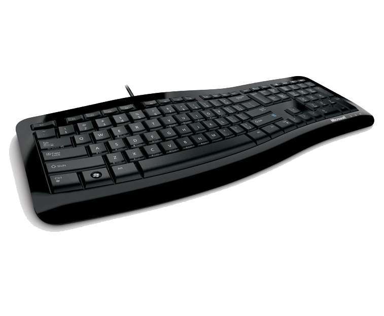 Microsoft Comfort Curve Keyboard 3000 Fekete Dobozos HUN billentyűzet fotó, illusztráció : 3TJ-00014