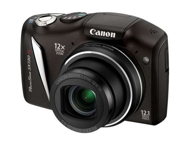 Canon Powershot SX130IS fekete 12 MP digitális fényképezőgép 1 év szervizben fotó, illusztráció : 4345B015AA