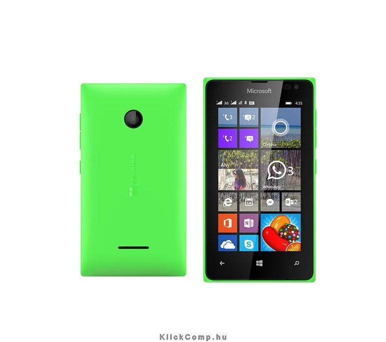 Dual SIM mobiltelefon Microsoft / Nokia Lumia 435 világos zöld fotó, illusztráció : 435BGR