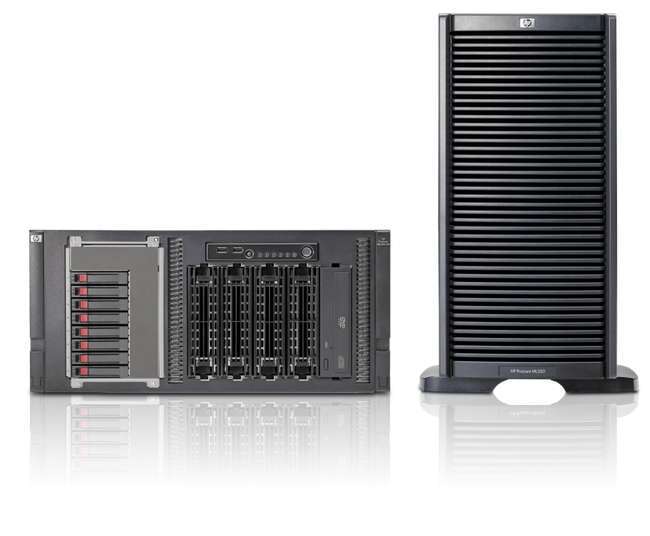 HP ProLiant ML350 G6 1xE5606; 1x4GB RDIMMs; 1x300GB 6G 15K HP SAS LFF HDD; P410 fotó, illusztráció : 470065-549