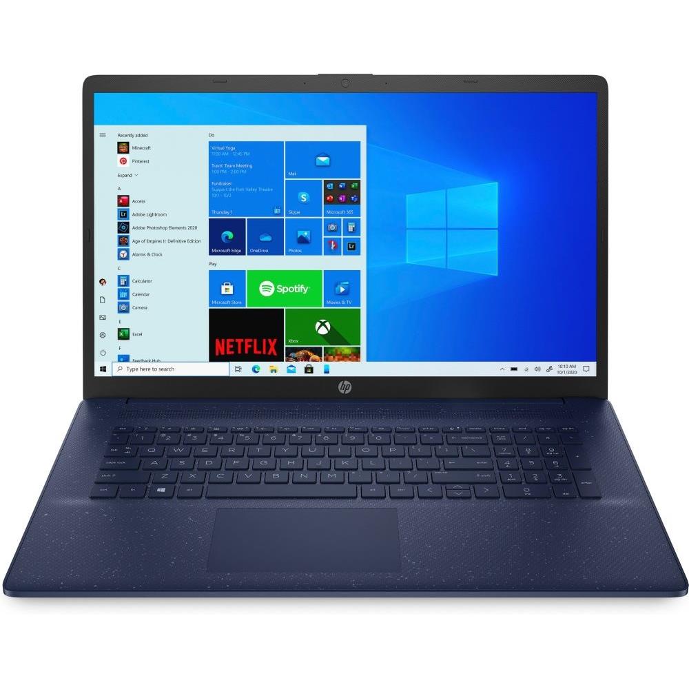 HP laptop 17,3  FHD i3-1125G4 8GB 256GB UHD W10 kék HP 17-cn0005nh fotó, illusztráció : 472W3EA