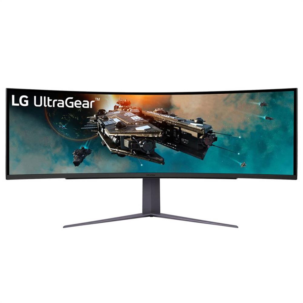 Monitor 49  5120x1440 VA HDMI DP USB LG 49GR85DC-B fotó, illusztráció : 49GR85DC-B