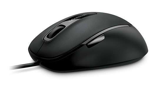 Egér USB Microsoft Comfort Mouse 4500 fekete fotó, illusztráció : 4EH-00002