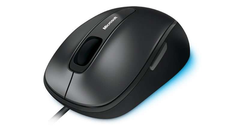 Egér USB Microsoft Comfort Mouse 4500 fekete fotó, illusztráció : 4FD-00023