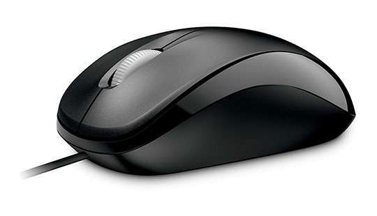 Microsoft Compact Optical Mouse 500 vezetékes egér, fekete üzleti csomagolás fotó, illusztráció : 4HH-00002