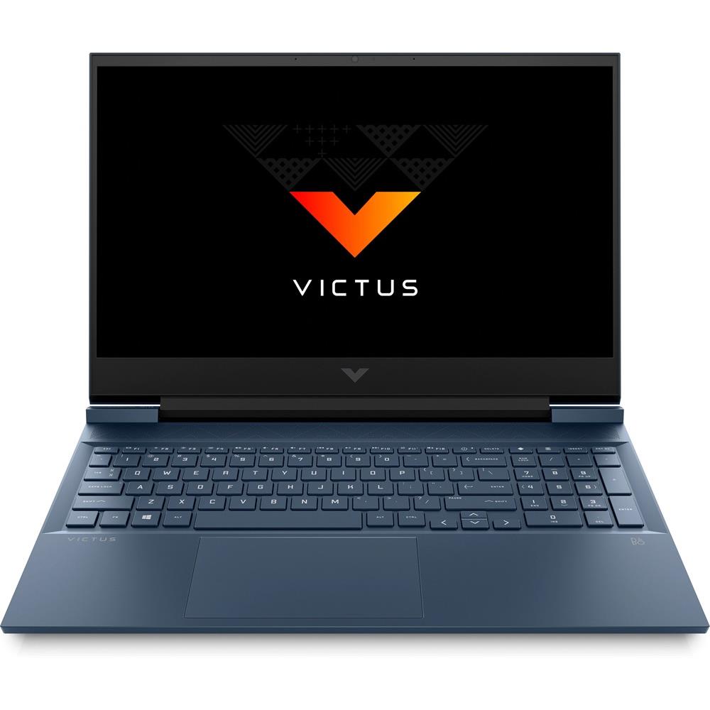 HP Victus laptop 16  FHD R5-5600H 8GB 512GB GTX1650 DOS kék HP Victus 16-e0011n fotó, illusztráció : 4P851EA