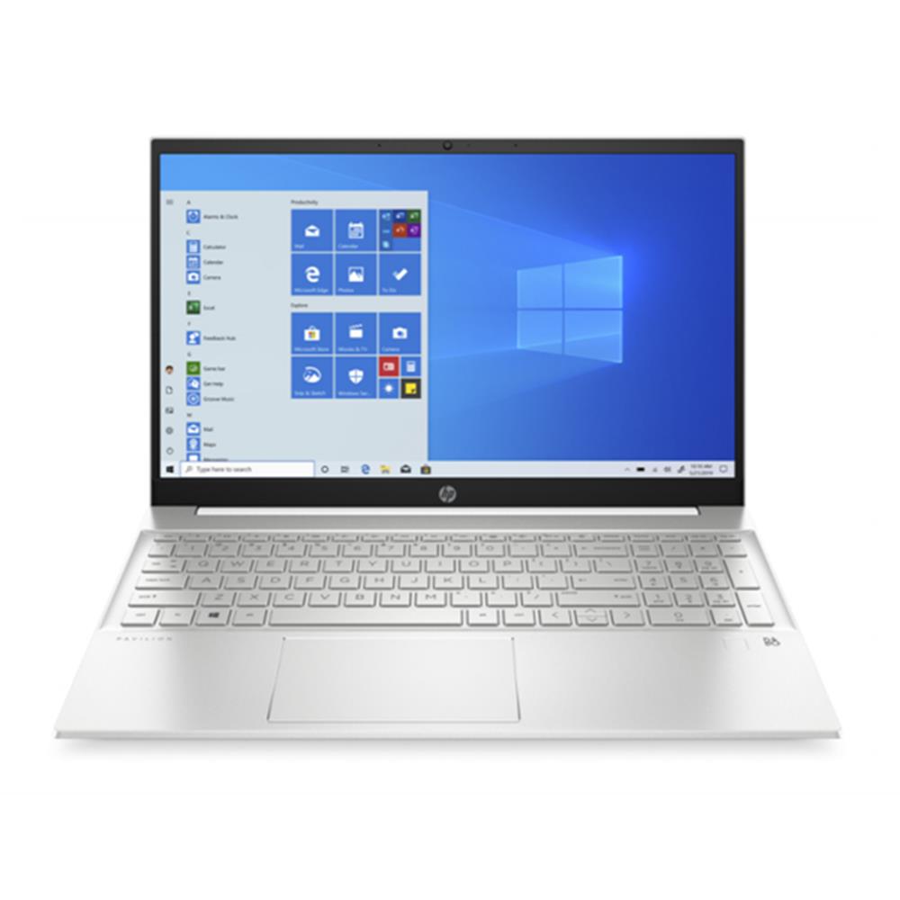 HP laptop 15,6  FHD R5-5500U 8GB 512GB Radeon W11 fehér HP 15-eh1014nh fotó, illusztráció : 4P856EA