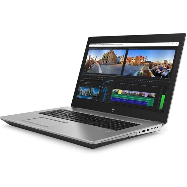 HP ZBook laptop 17 G5 17.3  FHD i7-8750H 8GB 512GB SSD Nvidia Quadro P1000-4GB fotó, illusztráció : 4QH18EA