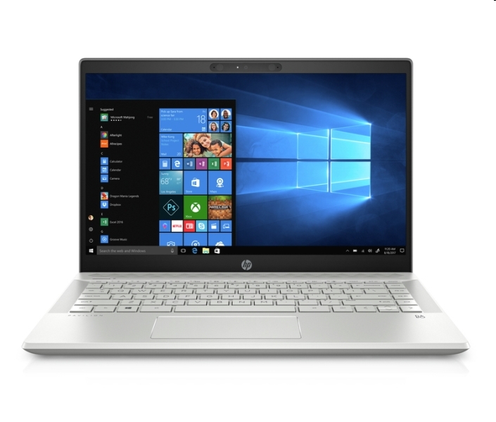 HP Pavilion laptop 14.0  FHD i5-8250U 8GB 1TB HDD + 128GB SSD GeForce  MX130-2G fotó, illusztráció : 4TU67EA