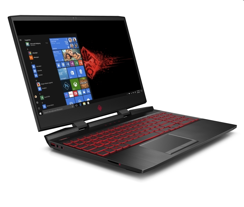 HP OMEN laptop 15.6  FHD i7-8750H 16GB 1TB HDD + 256GB SSD GTX-1060-6GB fotó, illusztráció : 4TU79EA