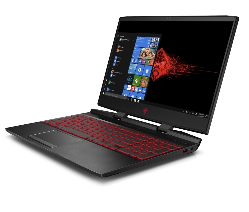 HP OMEN laptop 15.6  FHD i7-8750H 16GB 1TB HDD + 256GB SSD GTX-1050-Ti-4GB Win1 fotó, illusztráció : 4TU80EA