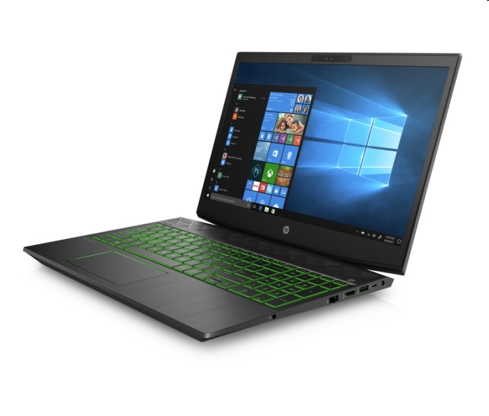 HP Pavilion laptop Gaming 15.6  FHD i7-8750H 8GB 1TB HDD + 256GB SSD GTX-1050-T fotó, illusztráció : 4TU81EA