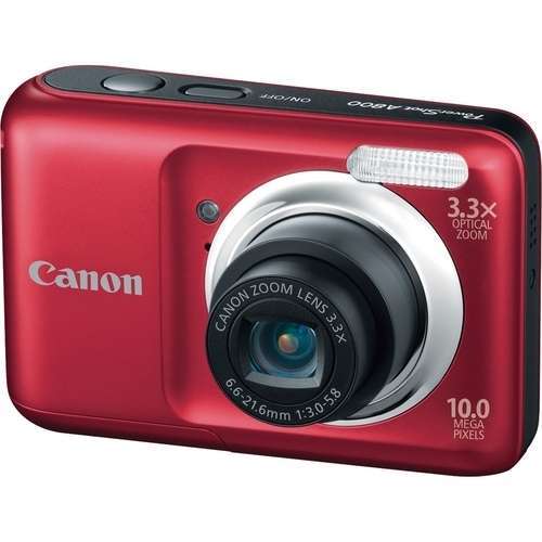 Canon Powershot A800 piros 10 MP digitális fényképezőgép 1 Camera szervizben fotó, illusztráció : 5028B021AA