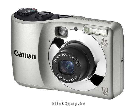 Canon Powershot A1200 ezüst 12 MP digitális fényképezőgép 1 év szervizben fotó, illusztráció : 5031B015AA
