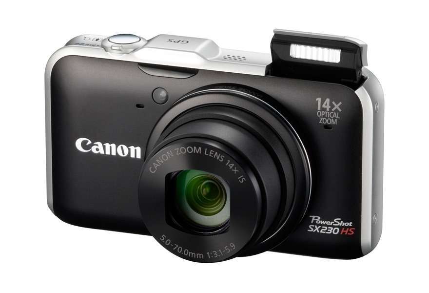 Canon Powershot SX230 fekete 12 MP digitális fényképezőgép 1 év szervizben fotó, illusztráció : 5043B013AA