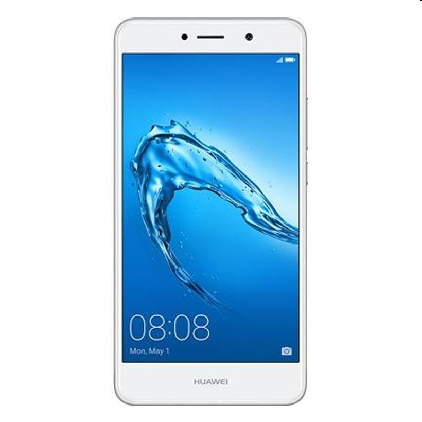 Mobiltelefon 5,5  Huawei Y7 LTE 16GB Dual SIM ezüst okostelefon fotó, illusztráció : 51091QUA