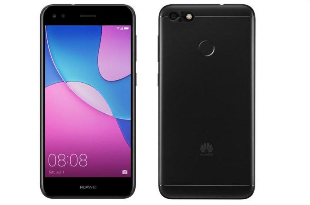 Mobiltelefon 5  Huawei P9 Lite Mini LTE 16GB Dual SIM fekete okostelefon fotó, illusztráció : 51091UJR