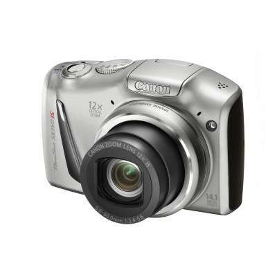 Canon Powershot SX150IS ezüst 14 MP digitális fényképezőgép fotó, illusztráció : 5250B016AA