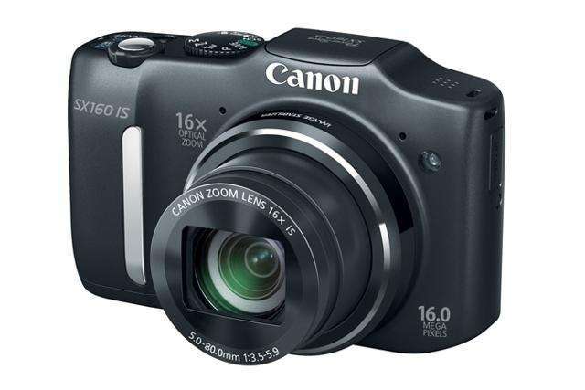 Canon PowerShot SX160 IS fekete digitális fényképezőgép fotó, illusztráció : 6354B007AA