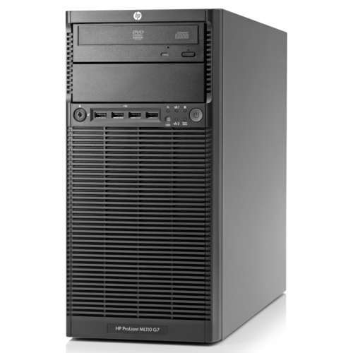 HP ProLiant ML110 G7 E3-1220 1x2GB B110i 1x250 GB LFF NHP DVD-RW 1x350W 1 HP sz fotó, illusztráció : 639261-425