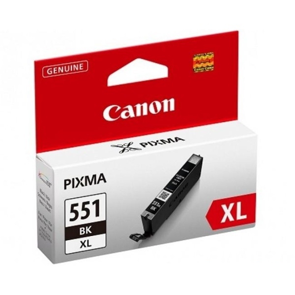 Canon tintapatron CLI-551Bk XL fekete fotó, illusztráció : 6443B001