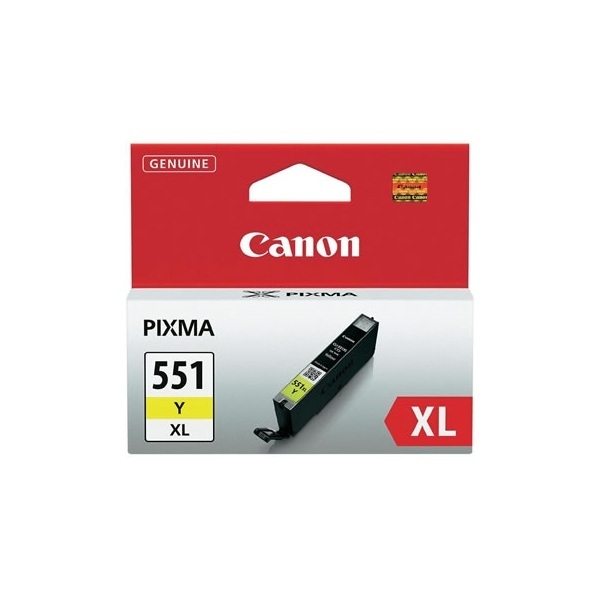 Canon tintapatron CLI-551 sárga XL fotó, illusztráció : 6446B001